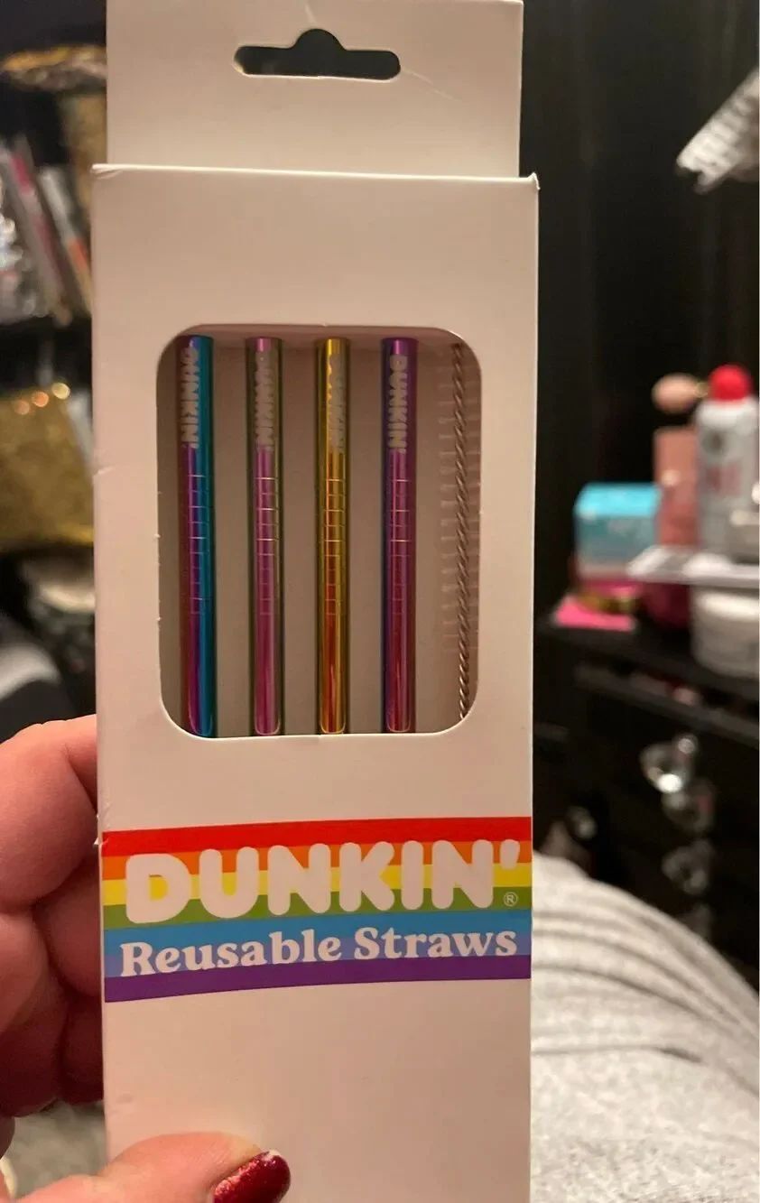Dunkin Donuts reusable Straws